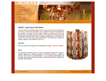 Tablet Screenshot of cresst.de